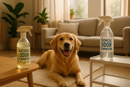 Natural vs. Chemical Odor Eliminators for Pets