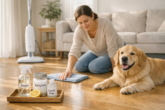 How to Clean Floors Without Chemicals: Pet-Safe Tips